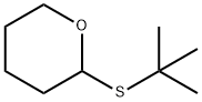 2-(tert-Butylthio)tetrahydro-2H-pyran 结构式