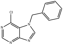 7-苯基-6-氯-7H-嘌呤 结构式