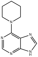 6-(哌啶-1-基)-9H-嘌呤 结构式