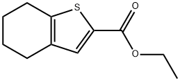 4,5,6,7-四氢苯并[B]噻吩-2-羧酸乙酯 结构式