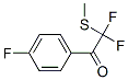 Ethanone, 2,2-difluoro-1-(4-fluorophenyl)-2-(methylthio)- (9CI) 结构式