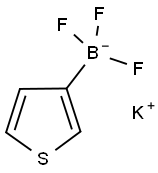 3-噻吩三氟硼酸钾 结构式