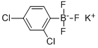 (2,4-二氯苯基)三氟硼酸钾 结构式