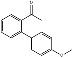 1-(4'-METHOXY[1,1'-BIPHENYL]-2-YL)ETHANONE 结构式