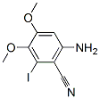 6-AMINO-2-IODO-3,4-DIMETHOXYBENZONITRILE 结构式