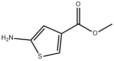 甲基 5-氨基噻吩-3-甲酸基酯 结构式