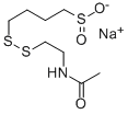 4-[[2-(Acetylamino)ethyl]dithio]-1-butanesulfinic acid sodium salt 结构式