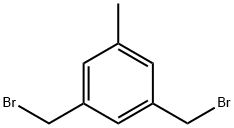 3,5-二溴甲基甲苯 结构式