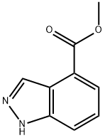 吲唑-4-甲酸甲酯 结构式