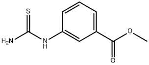 3-硫脲基苯甲酸甲酯 结构式
