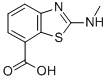 7-Benzothiazolecarboxylicacid,2-(methylamino)- 结构式