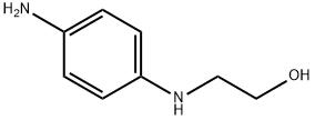 4-(2-羟乙基胺基)苯胺 结构式