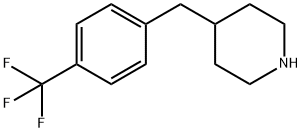4-(4-TRIFLUOROMETHYLBENZYL)PIPERIDINE 结构式