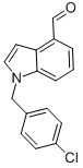 1-[(4-CHLOROPHENYL)METHYL]-1H-INDOLE-4-CARBOXALDEHYDE 结构式