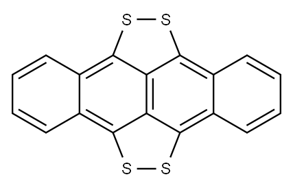 5,6,11,12-Tetrathiotetracene 结构式