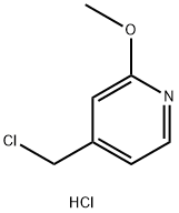 4-(CHLOROMETHYL)-2-METHOXYPYRIDINE HYDROCHLORIDE 结构式