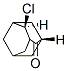 2-Adamantanone, 4-chloro-, (1S,4R)- 结构式