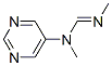 Methanimidamide, N,N-dimethyl-N-5-pyrimidinyl-, (E)- (9CI) 结构式