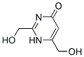 4(1H)-Pyrimidinone, 2,6-bis(hydroxymethyl)- (9CI) 结构式
