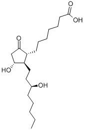 13,14-二氢前列腺素E1 结构式