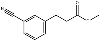 3-氰基-苯丙酸甲酯 结构式