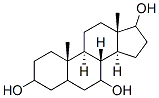 androstane-3,7,17-triol 结构式