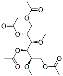 2-O,4-O-Dimethyl-D-mannitol 1,3,5,6-tetraacetate 结构式