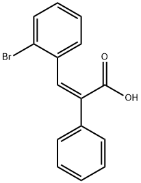 3-(2-bromophenyl)-2-phenylacrylic acid 结构式