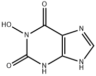1-hydroxyxanthine 结构式