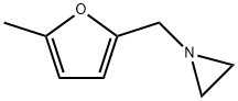 Aziridine, 1-[(5-methyl-2-furanyl)methyl]- (9CI) 结构式