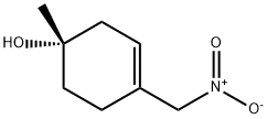 (S)-1-methyl-4-(nitromethyl)cyclohex-3-en-1-ol 结构式