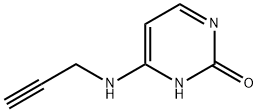 2(1H)-Pyrimidinone, 4-(2-propynylamino)- (9CI) 结构式