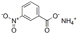 ammonium 3-nitrobenzoate 结构式