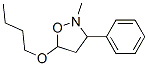 2-Methyl-3-phenyl-5-butoxyisoxazolidine 结构式