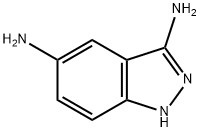 1H-吲唑-3,5-二胺 结构式