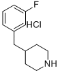 4-(3-氟苄基)哌啶 结构式