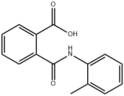 2-(2-甲基苯基氨基甲酰基)安息香酸 结构式