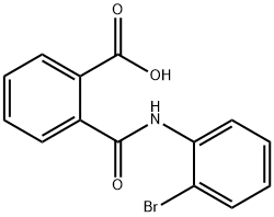 2-[[(2-BROMOPHENYL)AMINO]CARBONYL]-BENZOIC ACID 结构式