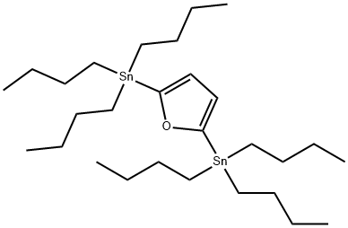 2,5-双(三丁基锡)呋喃 结构式