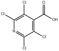 2,3,5,6-四氯吡啶-4-羧酸 结构式