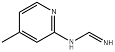 Methanimidamide, N-(4-methyl-2-pyridinyl)- (9CI) 结构式