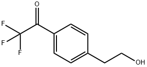 Ethanone, 2,2,2-trifluoro-1-[4-(2-hydroxyethyl)phenyl]- (9CI) 结构式