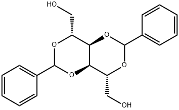 2-O,4-O:3-O,5-O-Dibenzylidene-D-mannitol 结构式