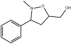 (2-甲基-3-苯基异噁唑烷-5-基)甲醇 结构式