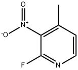 2-氟-3-硝基-4-甲基吡啶 结构式