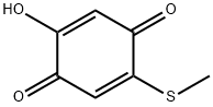 2-Hydroxy-5-methylthio-2,5-cyclohexadiene-1,4-dione 结构式