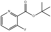 3-氟吡啶-2-羧酸叔丁酯 结构式