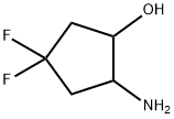 Cyclopentanol, 2-amino-4,4-difluoro- 结构式