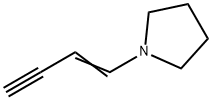 Pyrrolidine, 1-(1-buten-3-ynyl)- (8CI,9CI) 结构式