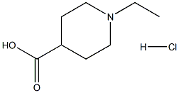 N-乙基-4-哌啶甲酸盐酸盐 结构式